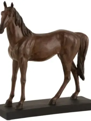 Pferd braun groß | Polyresin 35×11,5×36 cm |