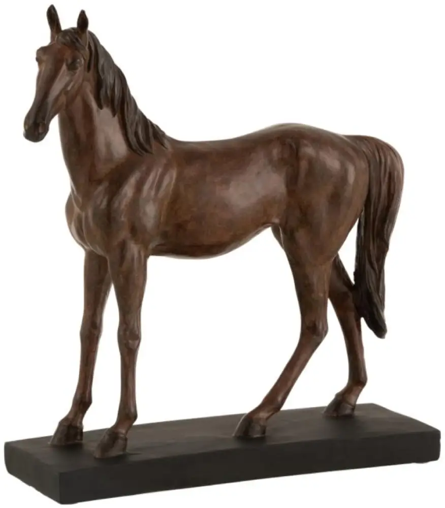 Pferd braun groß | Polyresin 35×11,5×36 cm |