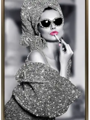 Wandbilder | Lady with Lipstick | 80×120 cm
