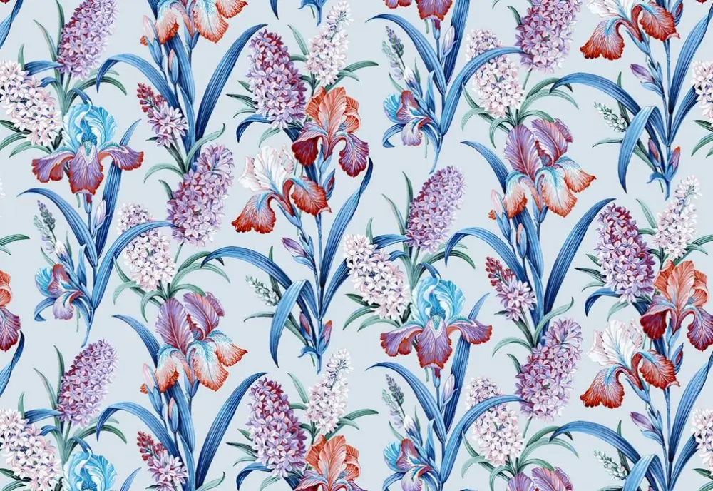 Decke SHEILA 130/130 hellblau | 100% Baumwolle |