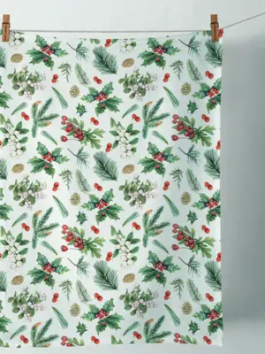 Geschirrtuch Ilex | Baumwolle |