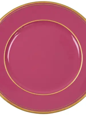 Platzteller, pink | Kunststoff, D.33 cm | 50%Polypropylene+50%Calciumcarbonate