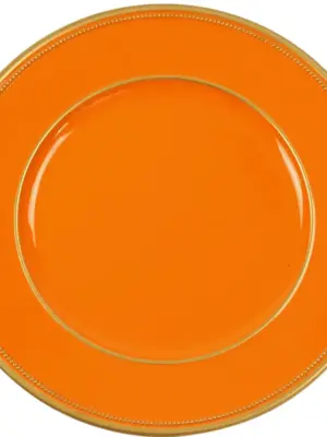 Platzteller, orange | Kunststoff, D.33 cm | 50%Polypropylene+50%Calciumcarbonate