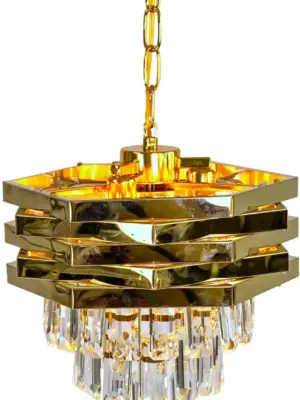 Deckenleuchte Crystal | gold 30×33 cm |