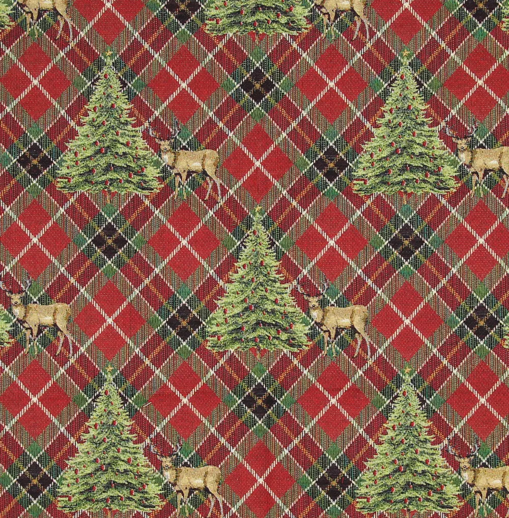 MOUNT HOOD Rot | Kissen 70x50 | mit Kordel rot Jacquard