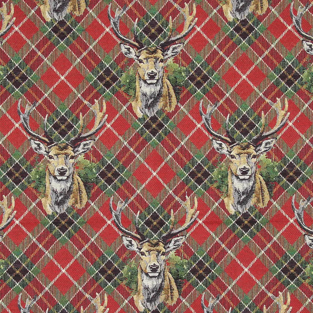 WIND RIVER Rot | Läufer 40×150 | Briefecke Jacquard