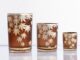 Windlicht Ahorn M | braun/gold |