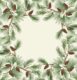 Decke 100/100 | Kiefernzweige | 75% PES/22% CO/3% Polyacryl
