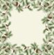 Decke 140/140 | Kiefernzweige | 75% PES/22% CO/3% Polyacryl
