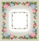 Decke 100/100 | Hortensien beige Gobelin | 75% PES/22% CO/3% Polyacryl