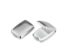 Pillendose rechteckig | verchromt 2 geteilt |