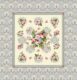 Decke 100/100 | Gobelin Rosen grau | 75% PES/22% CO/3% Polyacryl