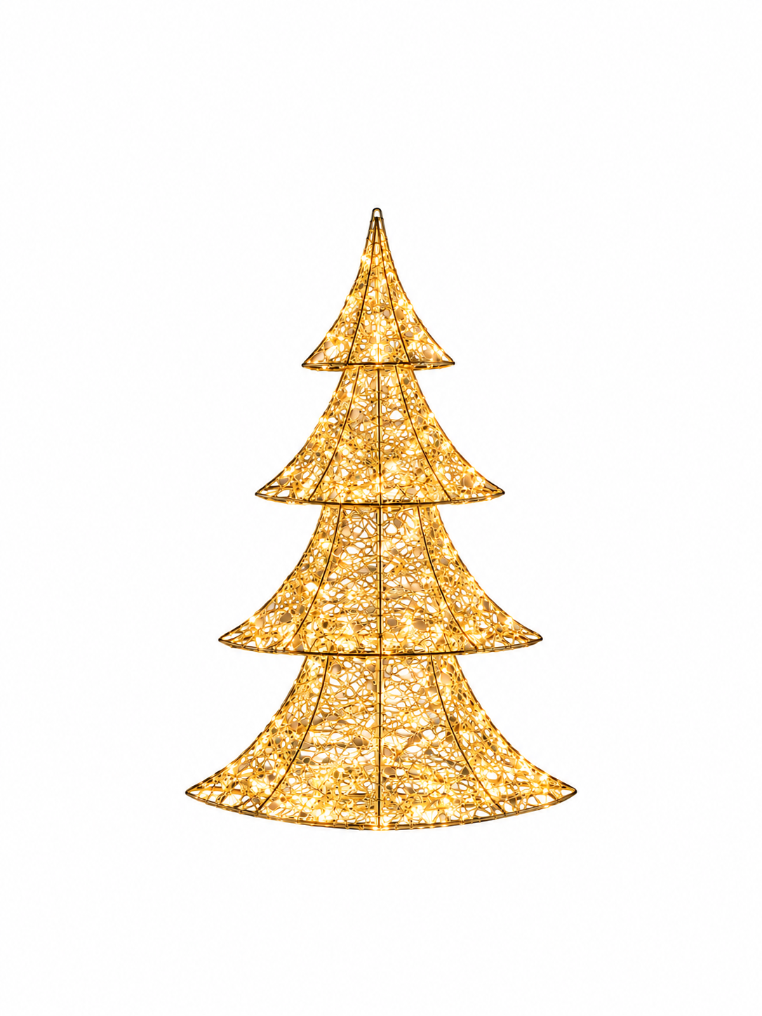 Baum 600 LED incl. Fernbedienung | 48 cm warm/weiß | – Bild 2