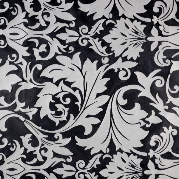 Decke 140/140 | Ausbrenner schwarz/grau | 80%V 20%P