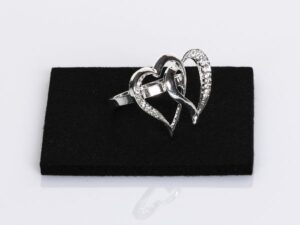 Serviettenring Herzen | silber |