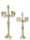 Kerzenleuchter 5-arm 60cm | Aluguss gold |
