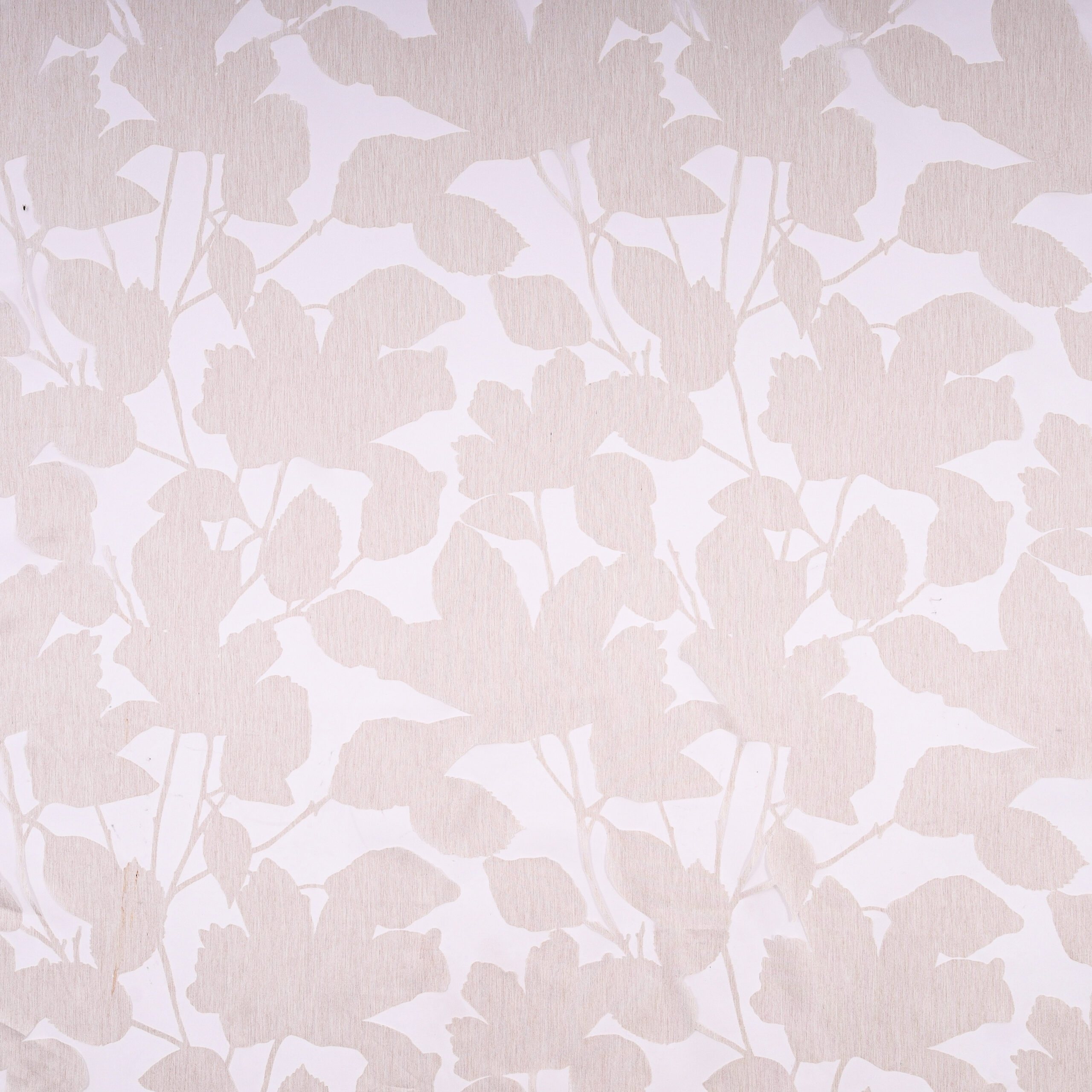 King Blume Decke 145x145 | Ausbrenner weiß 80%V 20%P |