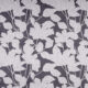 King Blume Vorhang 245×150 | Ausbrenner grau 80%V 20%P |
