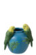 Vase Papageien S