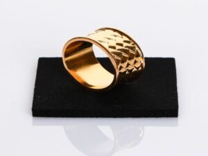 Serviettenring geflochten | gold |