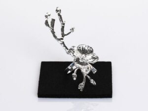 Serviettenring Orchidee | silber |