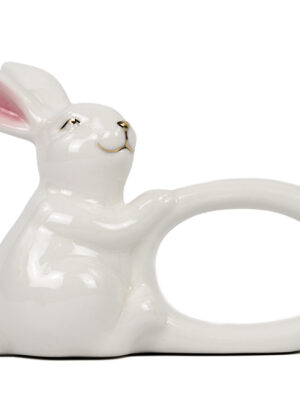 Hase Serviettenring | Porzelan |