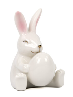 Hase mit Ei | Porzellan S |