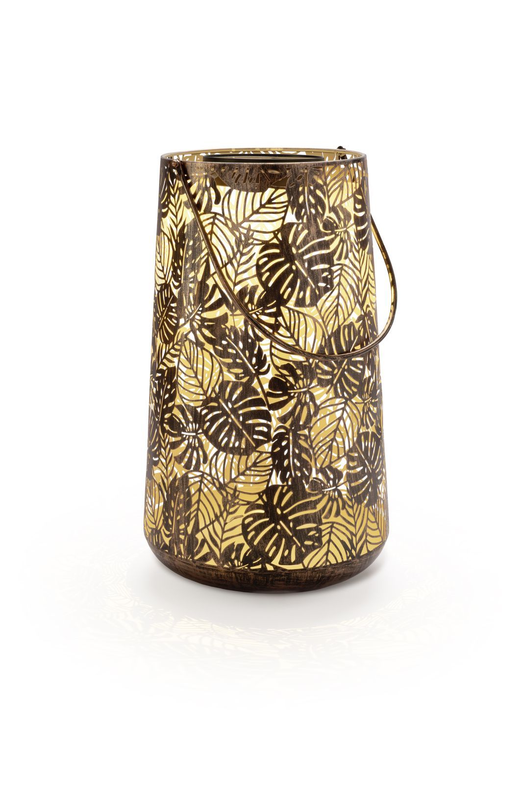 Solar Antic Lantern Jungle | 1LED ww 1LED kw, 28X46cm, bronze | indoor&outdoor