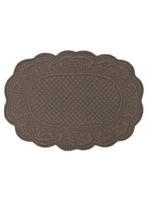 Platzset grau | oval |