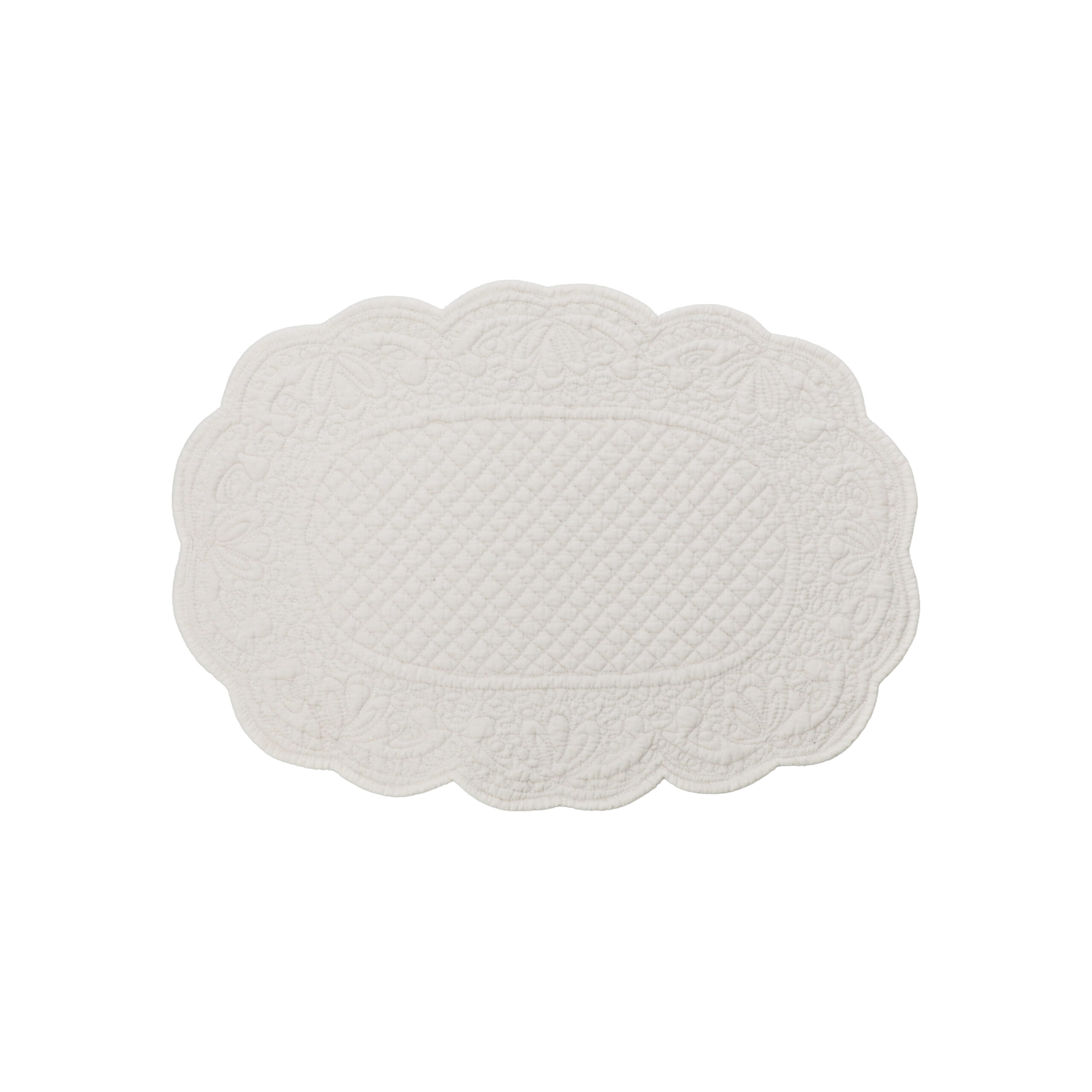 Platzset weiß | oval |