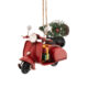 Vintage Weihnachtsroller Metall