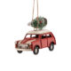 Vintage Weihnachtsauto Metall